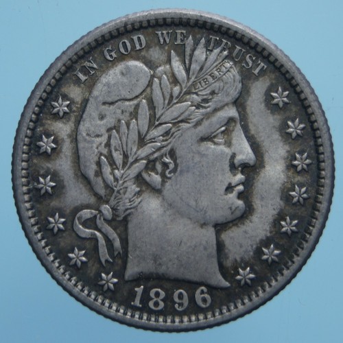 America dollaro 1896 - 1/4,