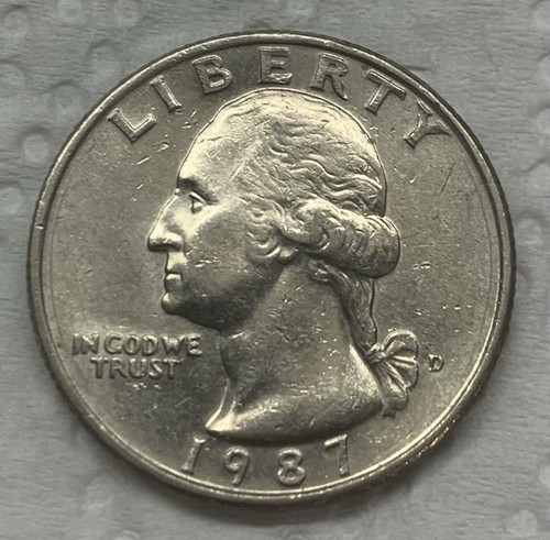 Moneta quarter dollar 1987 - moneta,