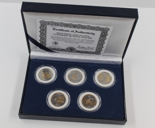 Usa statehood quarter - usa, 5x